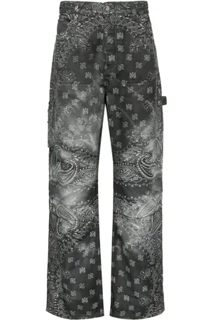 AMIRI Pantalon à motif cachemire