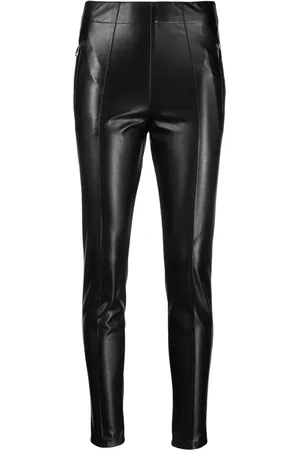 ERMANNO SCERVINO Legging en cuir artificiel à taille haute
