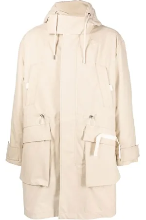 Jacquemus Manteau zippé à logo brodé