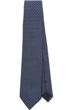 corneliani Cravate à motif géométrique en jacquard