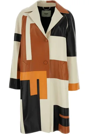 Fendi Manteau à imprimé géométrique