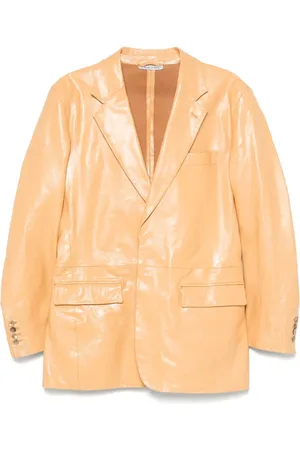 Saint Laurent Blazer en cuir (années 2000)