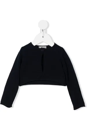 Il gufo Cardigan ajusté à boutonnière