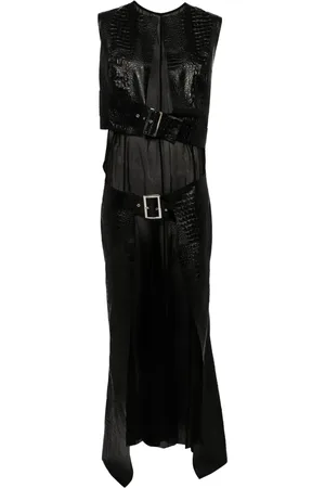 JUNYA WATANABE Robe en cuir artificiel