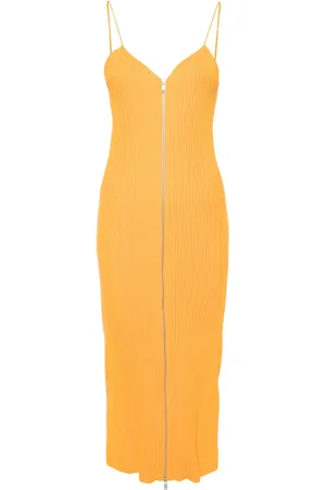 Jil Sander Robe en maille à fermeture zippée