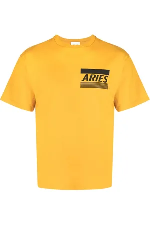 ARIES T-shirt en coton à logo imprimé