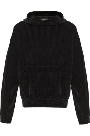 Emporio Armani Hoodie en velours côtelé