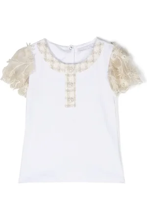 PATACHOU T-shirt à manches en dentelle