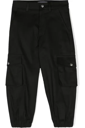 Msgm Pantalon en coton stretch à poches cargo