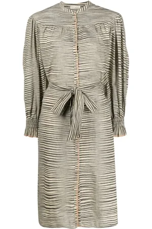 ULLA JOHNSON Robe-chemise Fiora à rayures