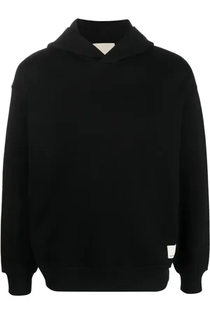 Emporio Armani Hoodie en coton biologique à patch logo