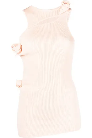 COPERNI Robe courte nervurée à découpes