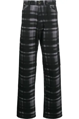 QASIMI Pantalon droit à carreaux