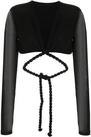 DION LEE Haut cache-cœur Rope
