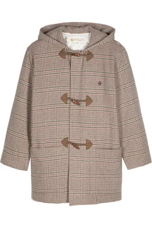 Dior Manteau en laine mélangée à carreaux