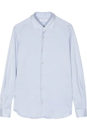 Boglioli Chemise en piqué à manches longues