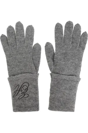 Emporio Armani Gants à logo brodé