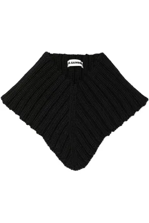 Jil Sander écharpe en maille nervurée
