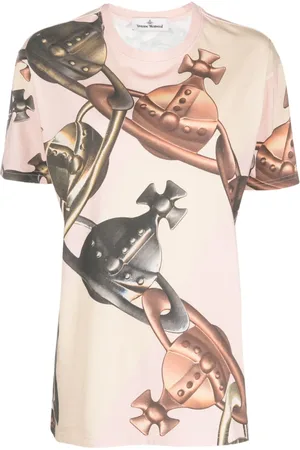 Vivienne Westwood T-shirt en coton biologique à logo imprimé