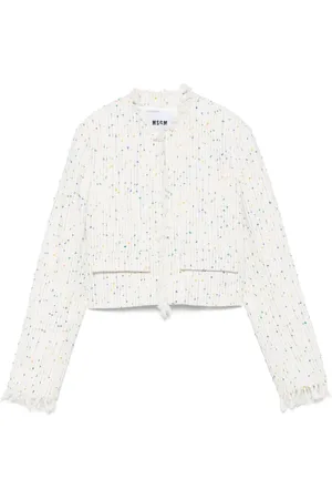 Msgm Veste à bords francs