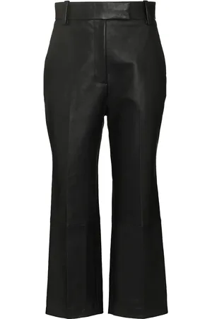 Khaite Pantalon court Melie en cuir