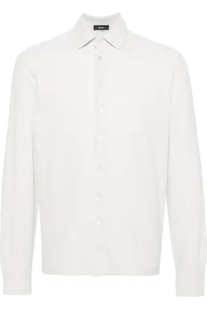 HERNO Chemise en coton à col italien