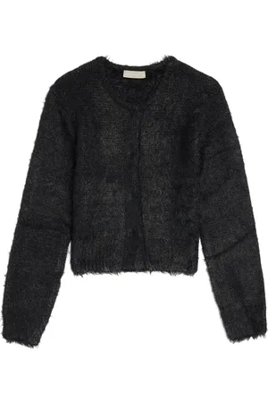 AMOMENTO Cardigan à coupe crop