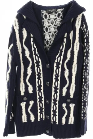 CHANEL Cardigan en maille torsadée (1986-1988)