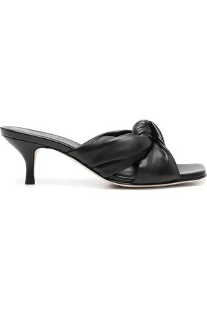 Fabiana Filippi Mules en cuir à détail de nœud 60 mm