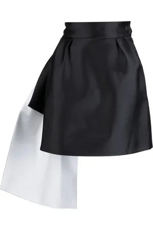 DICE KAYEK Jupe mi-longue drapée à taille haute