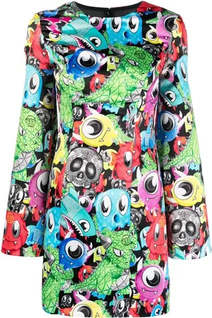 Philipp Plein Robe à imprimé graphique