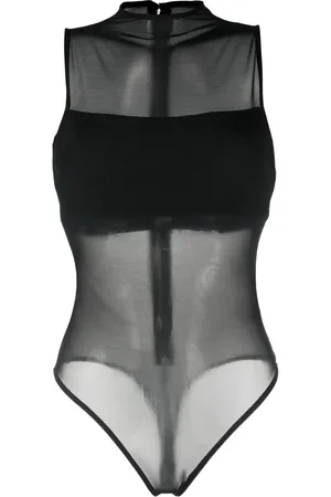 ALICE+OLIVIA Body Nichol sans manches à col montant