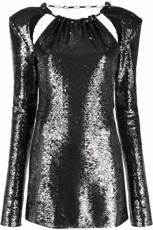 The Attico Robe brodée de sequins