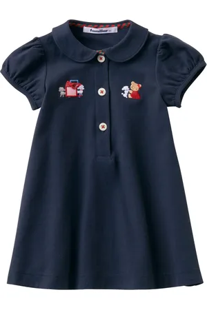 Familiar Robe en coton à broderies