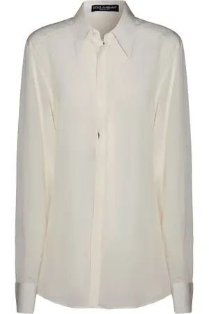 Dolce & Gabbana Chemise en soie à boutonnière dissimulée