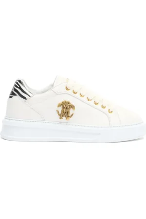Roberto Cavalli Baskets à plaque logo