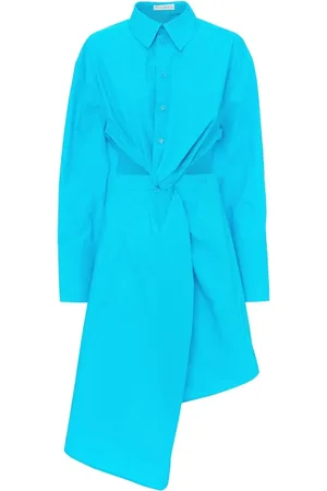 J.W.Anderson Robe-chemise torsadée à découpes