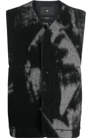 Y-3 Pull en laine mélangée à imprimé graphique