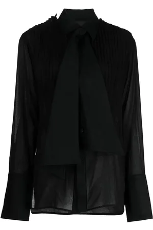 YOHJI YAMAMOTO Blouse à col lavallière