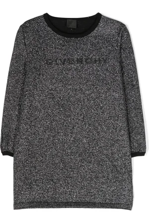 Givenchy Robe métallisée à logo brodé