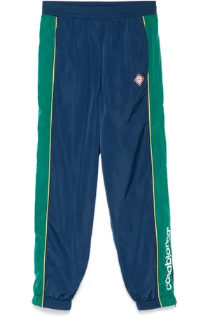 Casablanca Pantalon de jogging à logo brodé