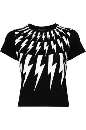 Neil Barrett T-shirt à imprimé Thunderbolt