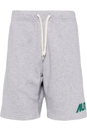 Autry Short de sport en coton à logo imprimé