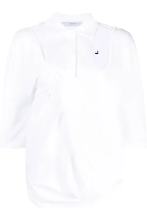 pushBUTTON Chemise à design superposé