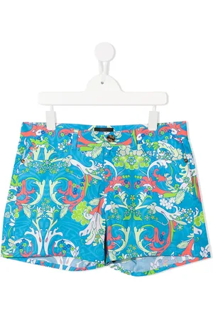 VERSACE Short à imprimé baroque