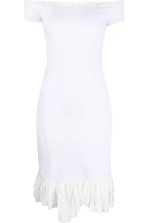 Maison Margiela Robe mi-longue asymétrique à une épaule
