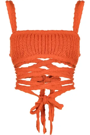 Alanui Haut en crochet à design sans manches