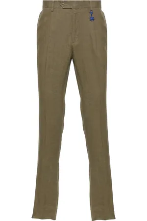 Manuel Ritz Pantalon de costume à taille mi-haute