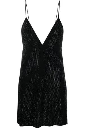 Dsquared2 Robe courte à ornements en cristal