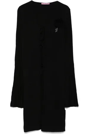 MISS BLUMARINE Cardigan à appliqués fleurs